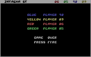 Zatacka ST atari screenshot